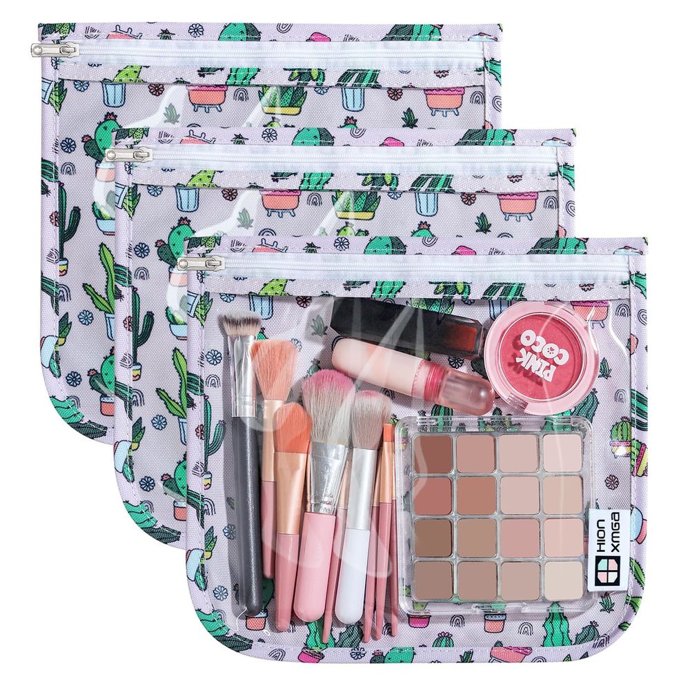 Tsa Approved Toiletry Bag, Set Of 3 Clear Travel Toiletry Bag Quart Size🐴